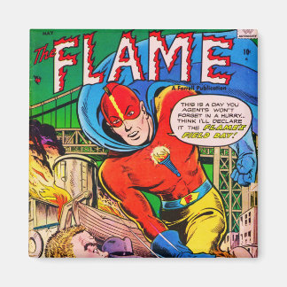 Flame comics magnet