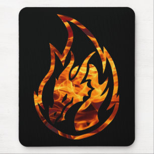 Flame dragon 1 mouse mat