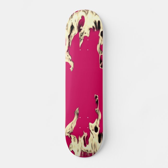 Flame - Flame - Flame - Fire S Skateboard (Front)