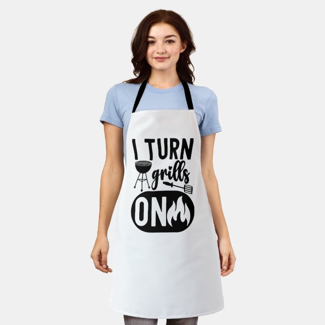 Flame & Flavour: Culinary Passion Apron (Worn)