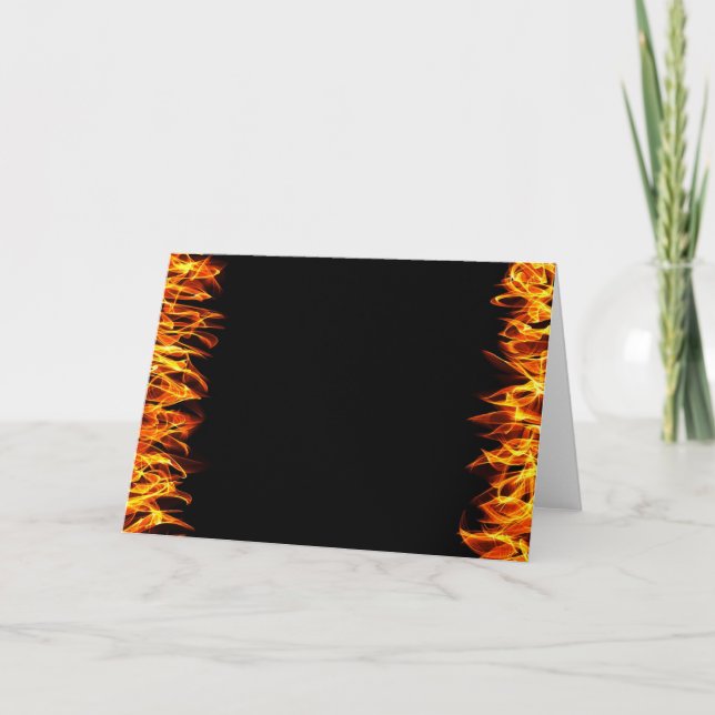 Flame Frame Thank You Card (Front)