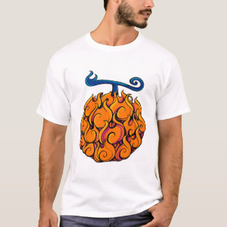Flame Fruit Graphic Tee  Fiery Tropical Fruit