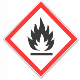 Flame Hazard Symbol Label