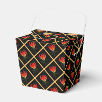 Flame Lily Gloriosa Favour Box