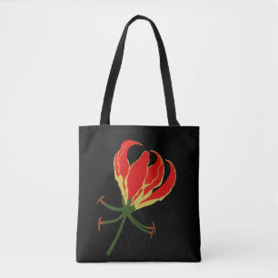 Flame Lily Tote Bag