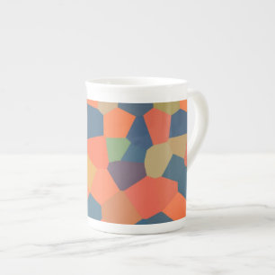 Flame, Midnight, Green Bone China Mug