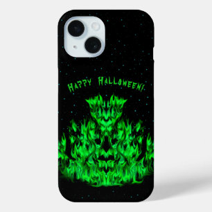 Flame Monster in The Starlight Sky iPhone 15 Case