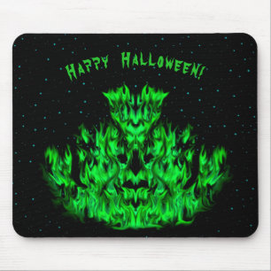 Flame Monster in The Starlight Sky Mouse Mat