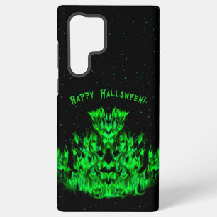 Flame Monster in The Starlight Sky Samsung Galaxy Case