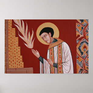 Flame of Faith – Saint Peter Damian Poster