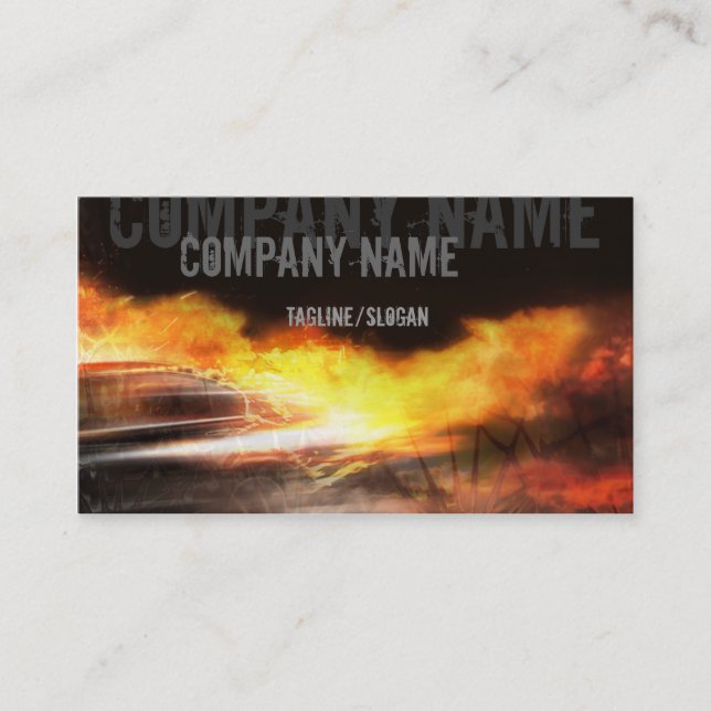 Flame On Business Card (Front)