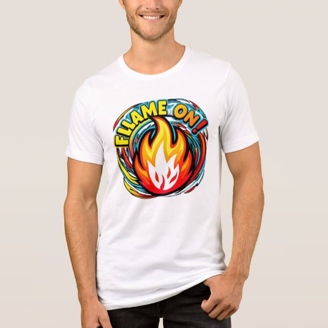 Flame On Tri-Blend Shirt (Front)