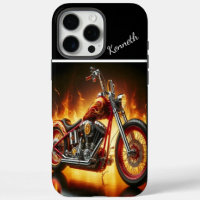 Flame-Painted Chopper