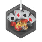 Flame Poker Casino Black