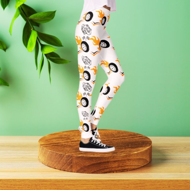 Flame Rider Moto Leggings (Creator Uploaded)