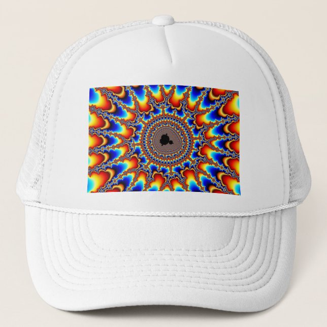 Flame Ring Trucker Hat (Front)