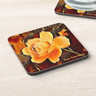 Flame Rose Coaster