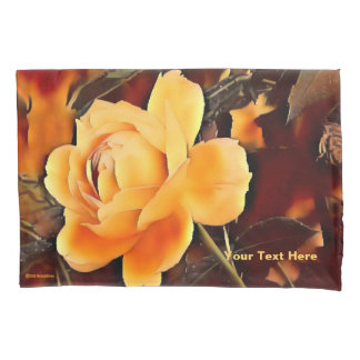 Flame Rose Pillowcase