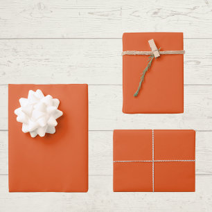 Flame Solid Colour  Wrapping Paper Sheet
