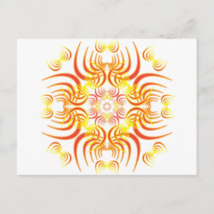 Flame Spikes Postcard