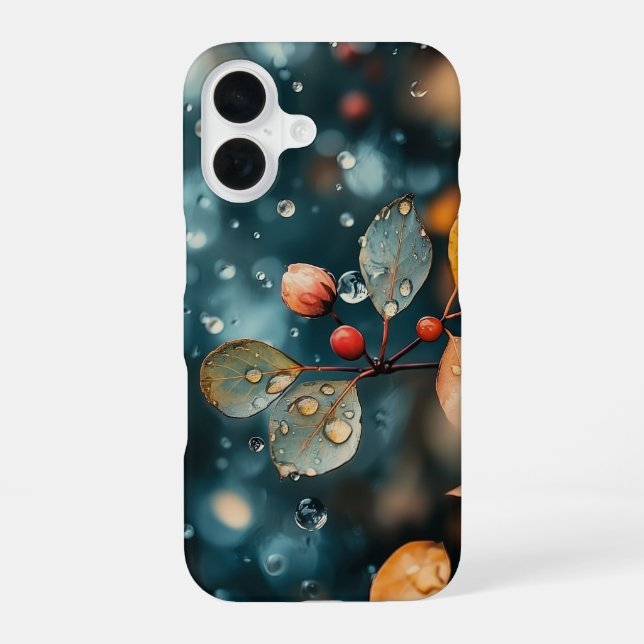 Flame Spiral iPhone 16 Case (Back)