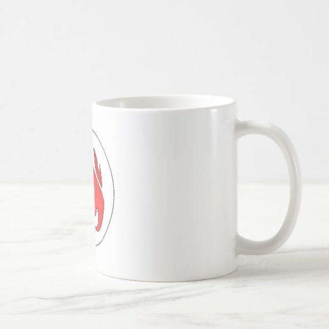 Flame Tuft of Fire from Hot Water Music Coffee Mug (Right)