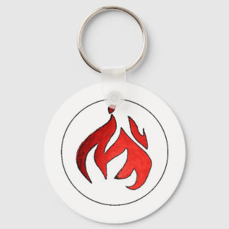 Flame Tuft of Fire from Hot Water Music Key Ring