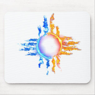 Flame Zia Mouse Mat