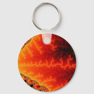Flame Zigzag Keychain