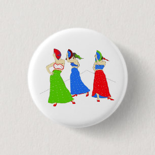Flamenco 3 Cm Round Badge