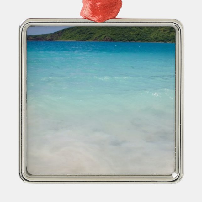 Flamenco Beach Culebra Metal Tree Decoration (Front)