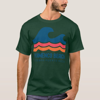 Flamenco Beach Culebra Puerto Rico Vintage Wave T-Shirt