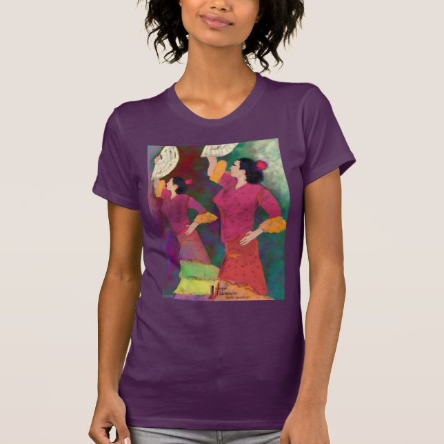 Flamenco Dance shirt by Siempre Flamenco (Front)