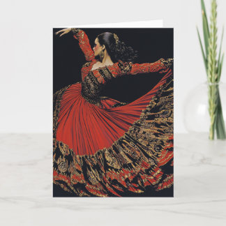FLAMENCO DANCER  #1 NOTE CARD