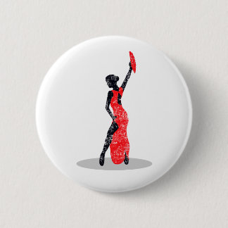 Flamenco Dancer 6 Cm Round Badge