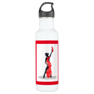 Flamenco Dancer 710 Ml Water Bottle