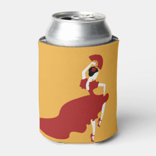 Flamenco Dancer Can Cooler