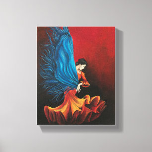 Flamenco Dancer Canvas Print