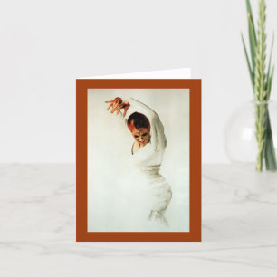 Flamenco Dancer Card