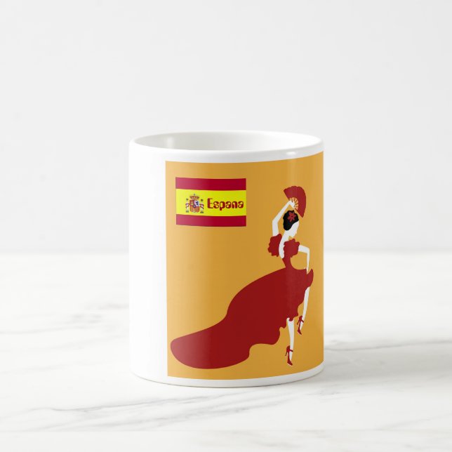 Flamenco Dancer Coffee Mug (Center)
