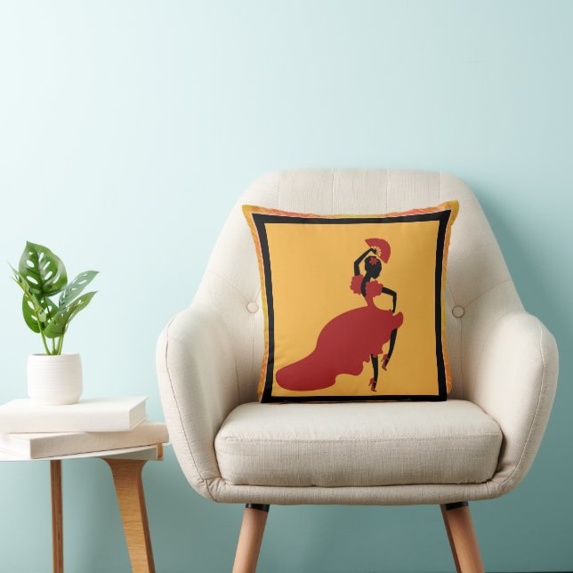 Flamenco Dancer Cushion (Chair)