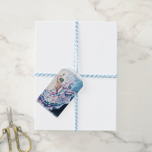 FLAMENCO DANCER GIFT TAGS (With Twine)
