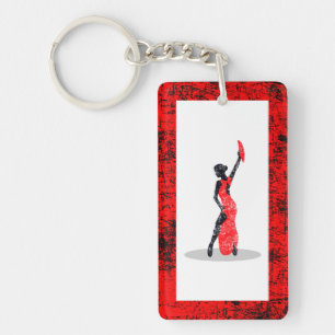 Flamenco Dancer Key Ring