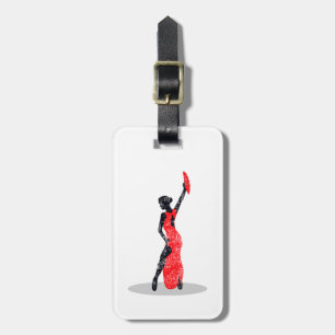 Flamenco Dancer Luggage Tag
