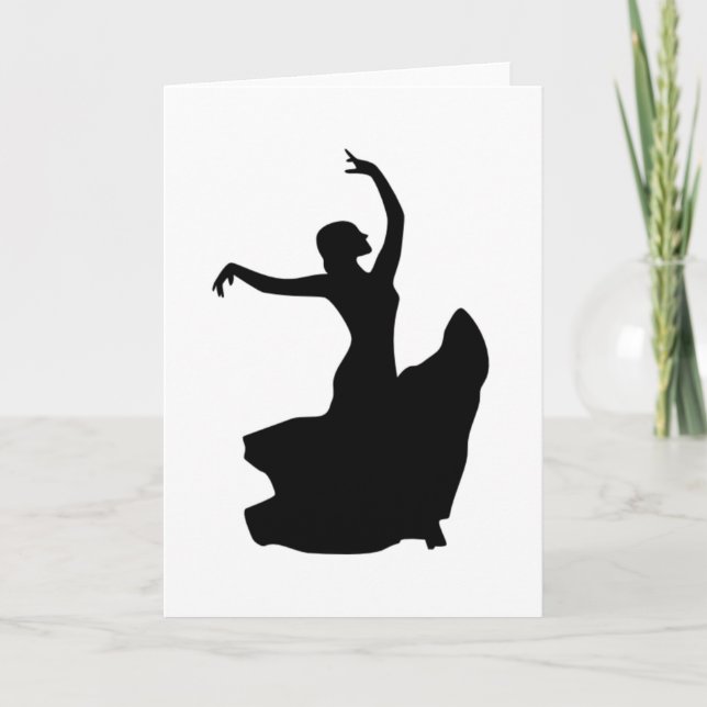 Flamenco Dancer Only Card (Front)