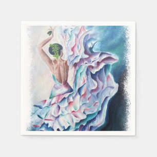 FLAMENCO DANCER PAPER NAPKINS