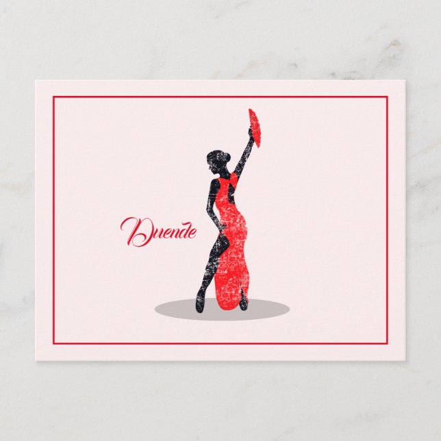 Flamenco Dancer Postcard (Front)