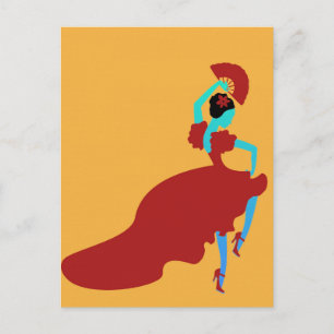 Flamenco Dancer Postcard