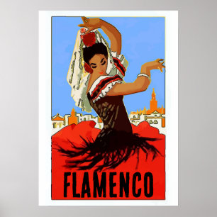 Flamenco Dancer Poster