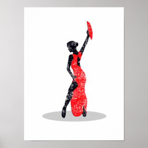 Flamenco Dancer Poster